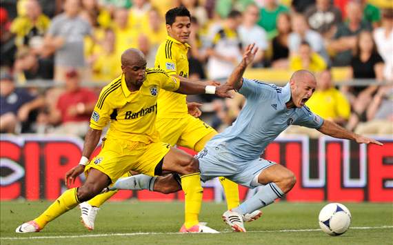 Emilio Renteria, Columbus Crew; Aurelien Collin, Sporting Kansas City; MLS