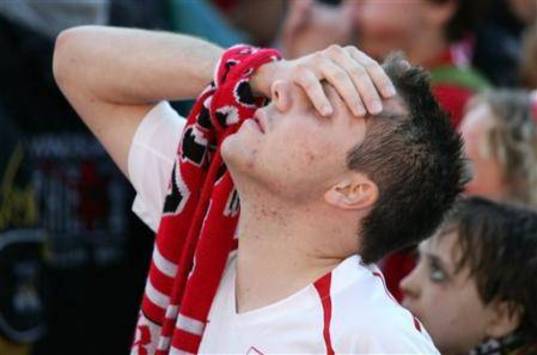 German Cup Final: Stuttgarts supporter shocked