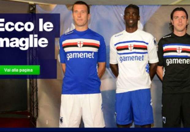 Presentate le nuove maglie 'Kappa' della Sampdoria: la scelta sposa la tradizione
