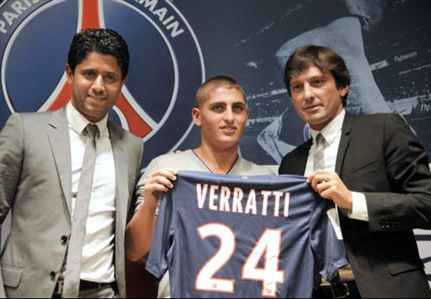Paris Saint-Germain confirm Verratti capture 