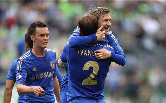 Branislav Ivanovic, Marko Marin, Chelsea - Seattle Sounders FC