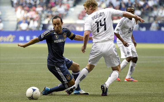 Barry Robson, Vancouver Whitecaps; Landon Donovan, LA Galaxy; MLS