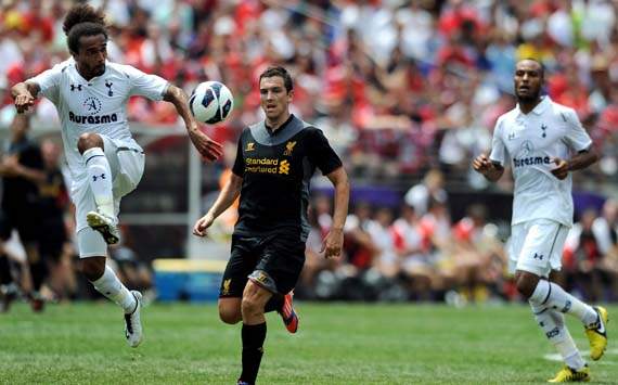 Liverpool v Tottenham Hotspur, Benoit Assou-Ekotto, Stewart Downing