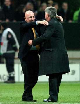Galliani, Ancelotti (Foto Grazia Neri)