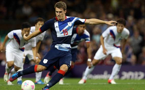 Olympics QF: Aaron Ramsey, Great Britain and S. Korea