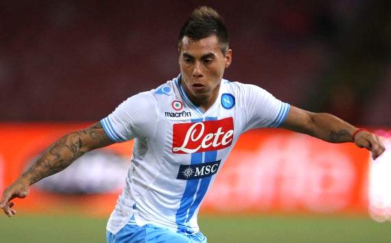 Espanyol target Napoli forward Eduardo Vargas - report