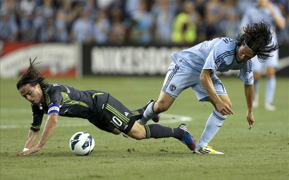 Roger Espinoza, Sporting Kansas City; Mauro Rosales, Seattle Sounders FC; U.S. Open Cup