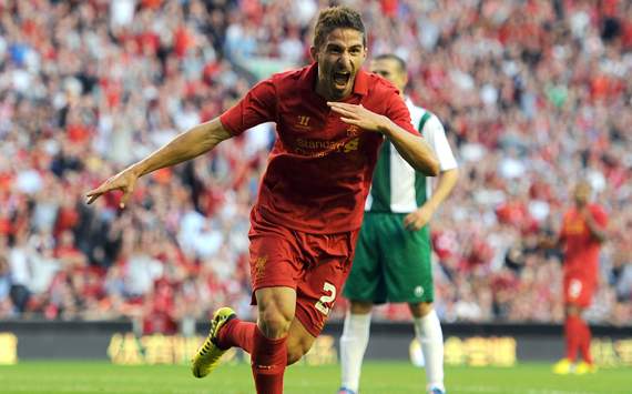 Europa League - Liverpool vs Gomel, Fabio Borini