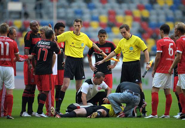 Luisao has 'clear conscience' as Fortuna Dusseldorf intend to report Benfica to Uefa over referee push