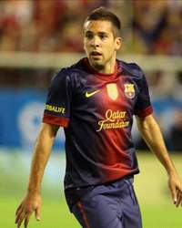 Jordi Alba - FC Barcelona vs Manchester United