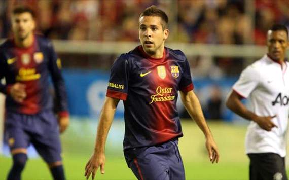 Jordi Alba - FC Barcelona vs Manchester United