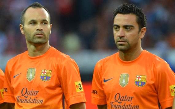 Andres Iniesta, Xavi Heandez - FC Barcelona