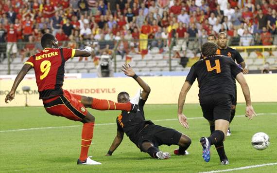 Benteke scores for Belgium against Netherlands