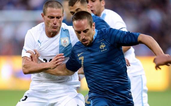 Friendly : Franck Ribery vs Diego Perez (France vs Uruguay)