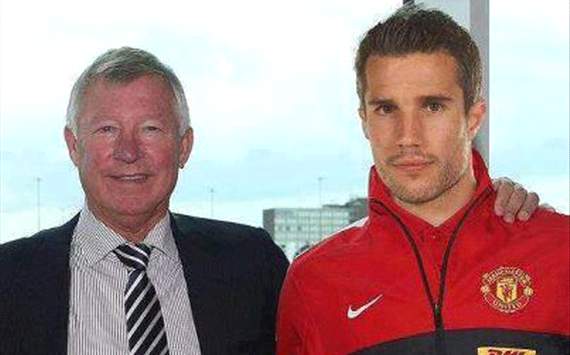 Manchester United ferguson and van persie photo