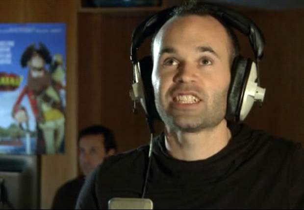 Barcelona's Iniesta provides voice for animated film Pirates