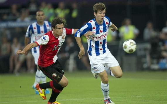 Djuricic en Janmaat - Feyenoord - Heerenveen