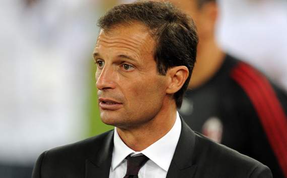 AC Milan boss Allegri targets top-three Serie A finish