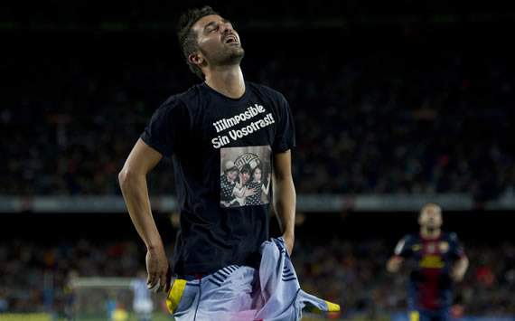 David Villa, Barcelona, Real Sociedad