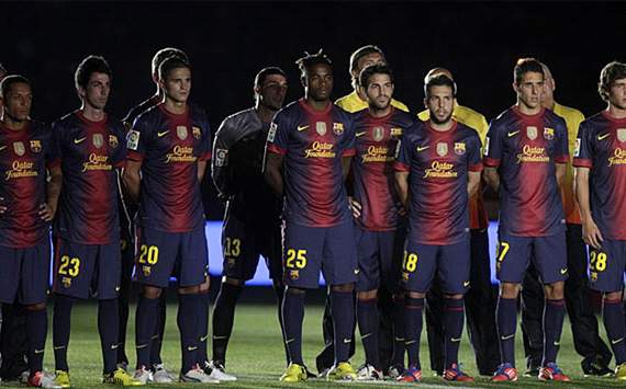 FC Barcelona Team presentation 2012-3 (camp nou)
