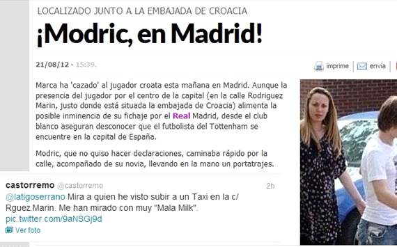 Marca pide disculpas tras su grave error en la noticia de Luka Modric