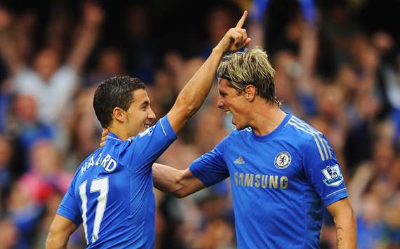 EPL, Chelsea v Newcastle United, Eden Hazard, Fernando Torres