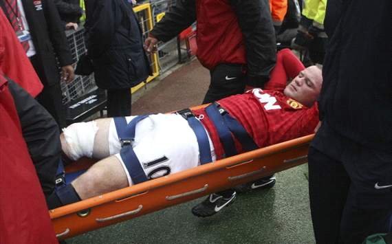 Rooney injury - Fulham
