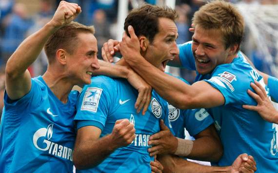 Zenit celebrating