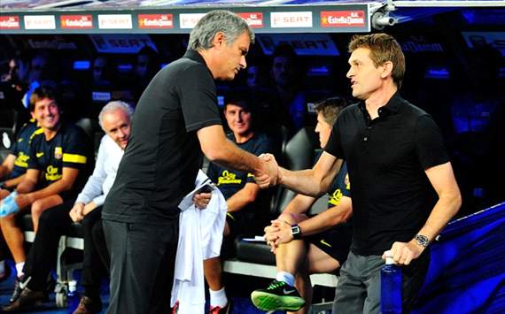 Real Madrid vs Barcelona - Jose Mourinho and Tito Vilanova