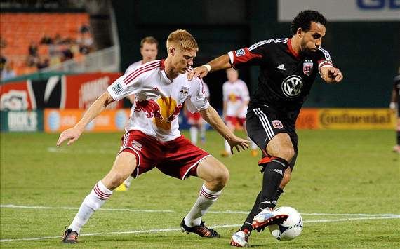 Dwayne De Rosario, Markus Holgersson; New York Red Bulls - DC United