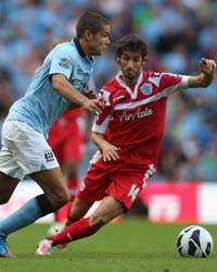 EPL; Jack Rodwell; Estaban Granero, Manchester City v Queens Park Rangers