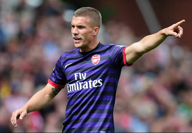 Podolski loving life alongside fellow Arsenal new-boy Cazorla