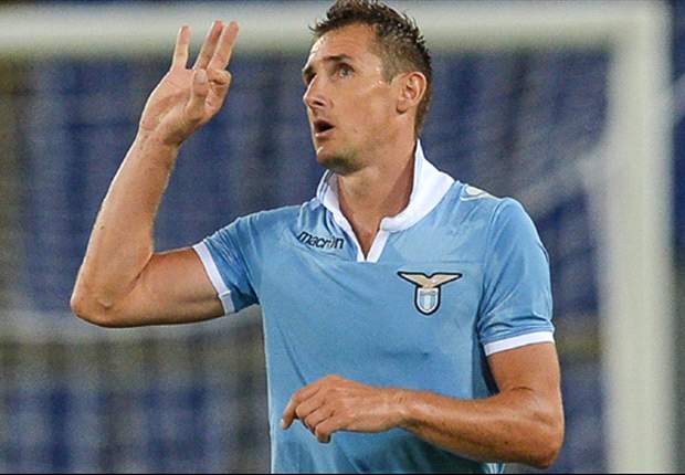 Germany striker Miroslav Klose targeting silverware with Lazio