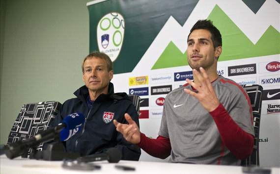 Jurgen Klinsmann, Carlos Bocanegra, USA