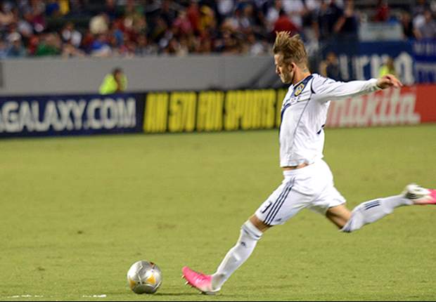 David Beckham returns to full training for Los Angeles but weekend status uncertain