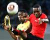 Mozambique's Elias Pelembe against Felicien Singbo of Benin