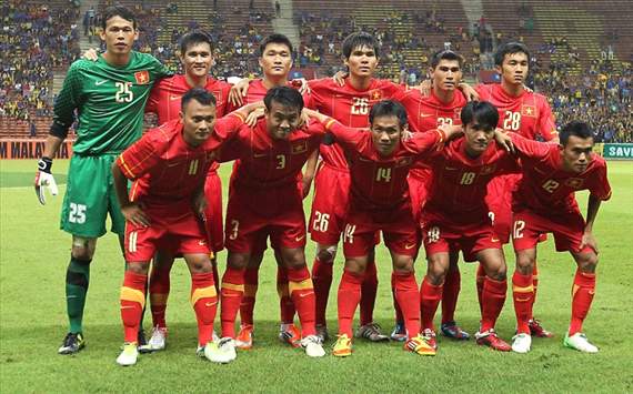 Vietnam line-up, vs Malaysia, Friendly, 2012