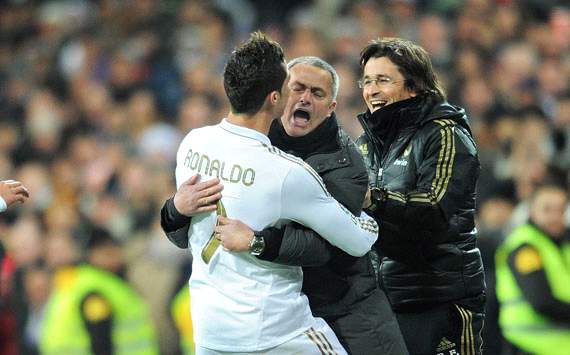 Jose Mourinho and Cristiano Ronaldo - Real Madrid vs. Levante