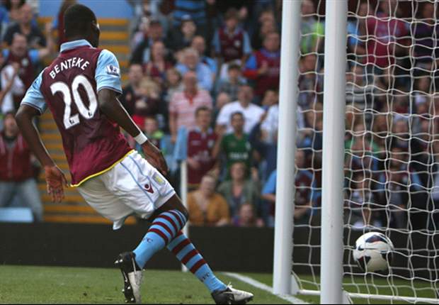 Aston Villa boss Lambert 'disappointed' at two-goal Benteke's performance in Capital One Cup