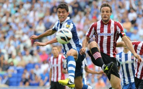 Héctor Moreno, Carlos Gurpegui - Espanyol v Athletic Bilbao