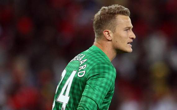  Anders Lindegaard of Manchester United