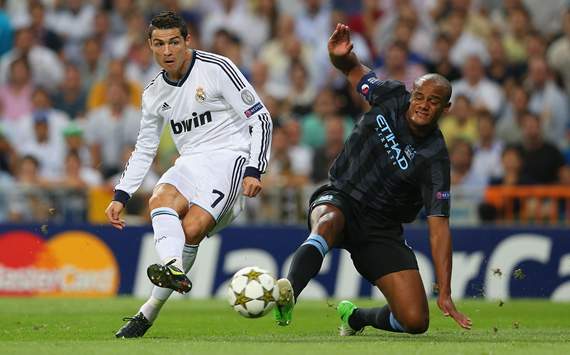 Cristiano Ronaldo, Real Madrid, Vicent Kompany, Manchester City