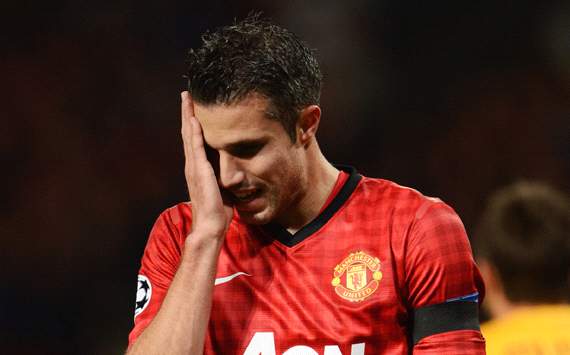 Van Persie valt geblesseerd uit bij United