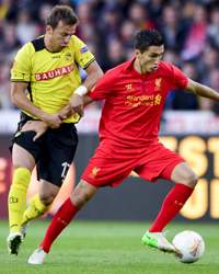 Europa League - YOUNGBOYS-LIVERPOOL, Nuri Sahin and Elsad Zverotic