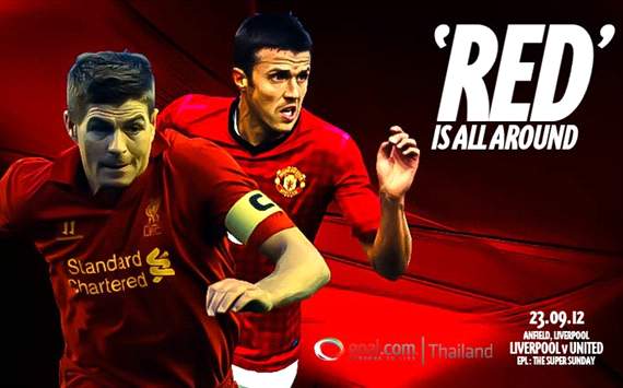 Thai Red Wars Banner Manchester United Liverpool