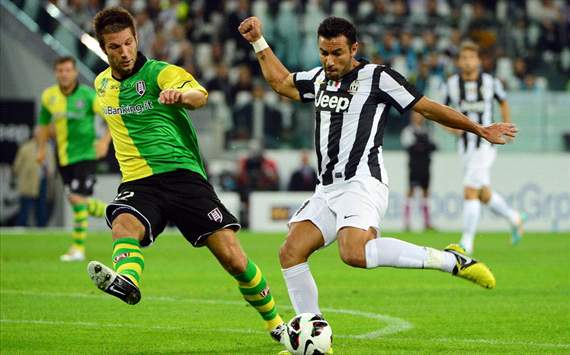 Bostjan Cesar (C), Fabio Quagliarella (J) - Juventus-Chievo - Serie A