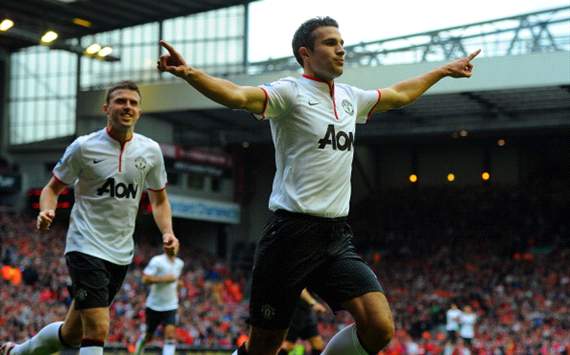 Manchester United now 13/8 favourites for Premier League title after victory at Liverpool
