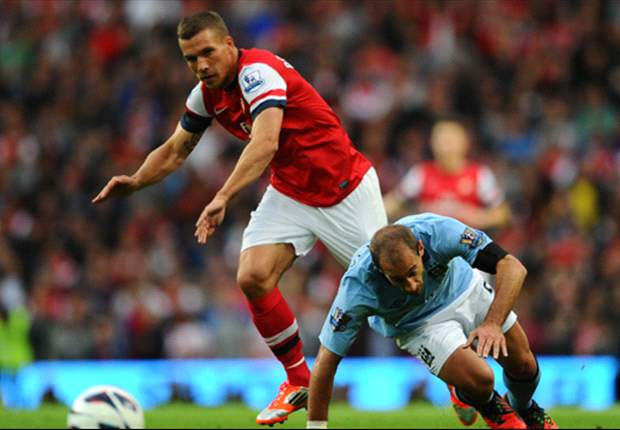Podolski: Arsenal must forget Van Persie & Song, and look forward with Giroud & Cazorla