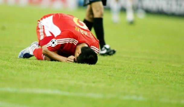 Han Peng , China - Uzbekistan, Asian Cup
