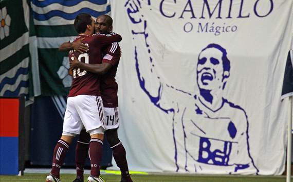 Omar Cummings, Martin Rivero, Colorado Rapids - Vancouver Whitecaps, MLS